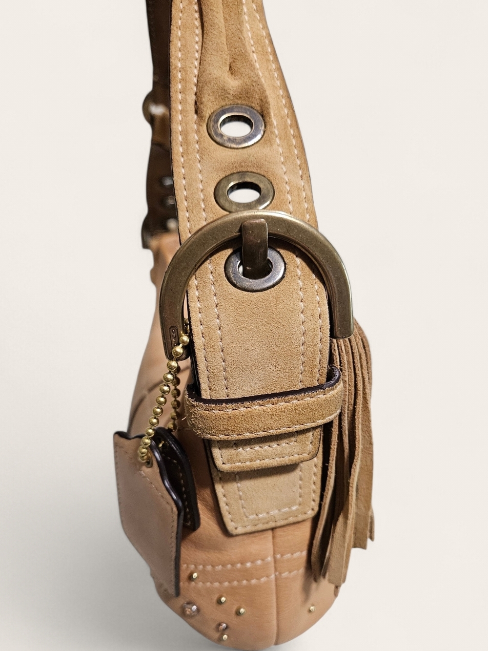 Coach SOHO 2005 Vintage Limited Edition Set w/Bronze Studs/Swarovski Stones - Picture 12 of 16